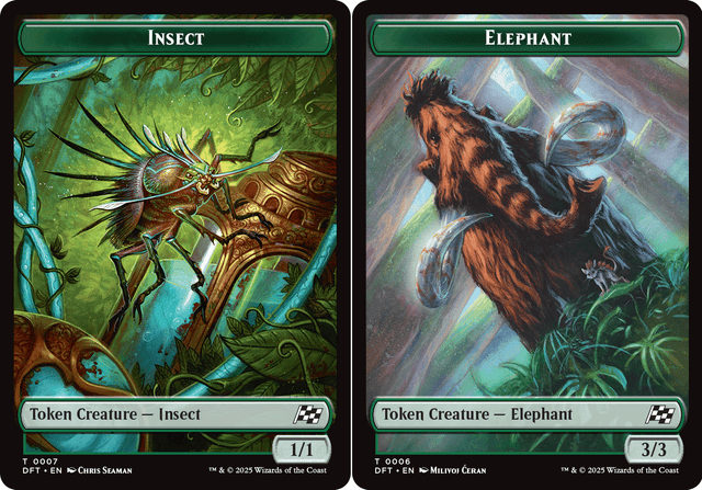 Insect // Elephant Double-Sided Token